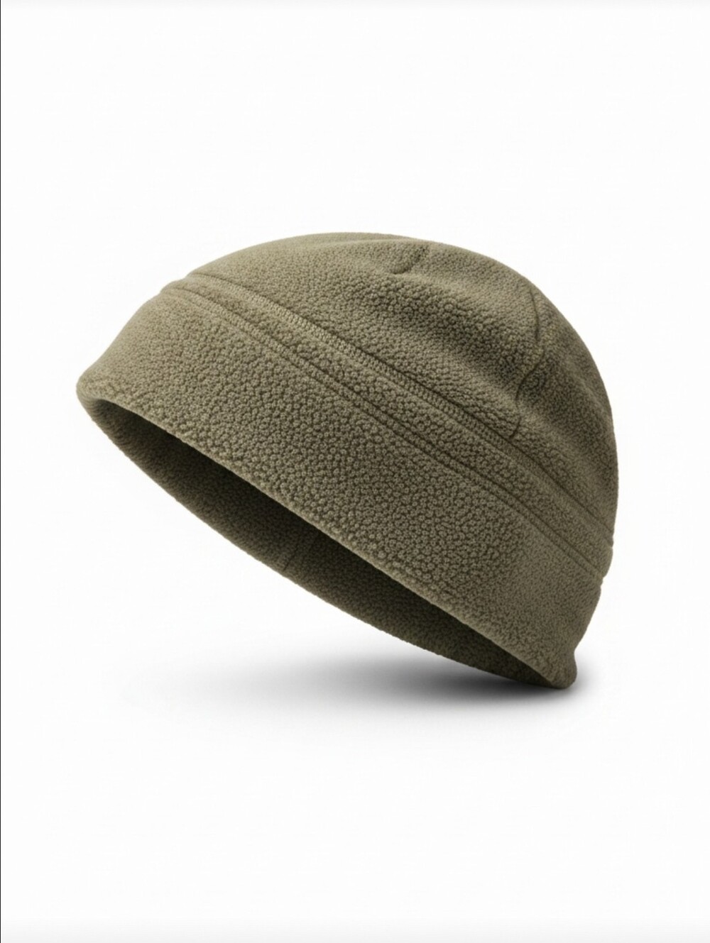 Polartec Fleece Bucket Hat Brown Outdoor Hiking Winter Made in USA